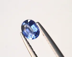 0.43 carats oval Natural Blue Ceylon Sapphire
