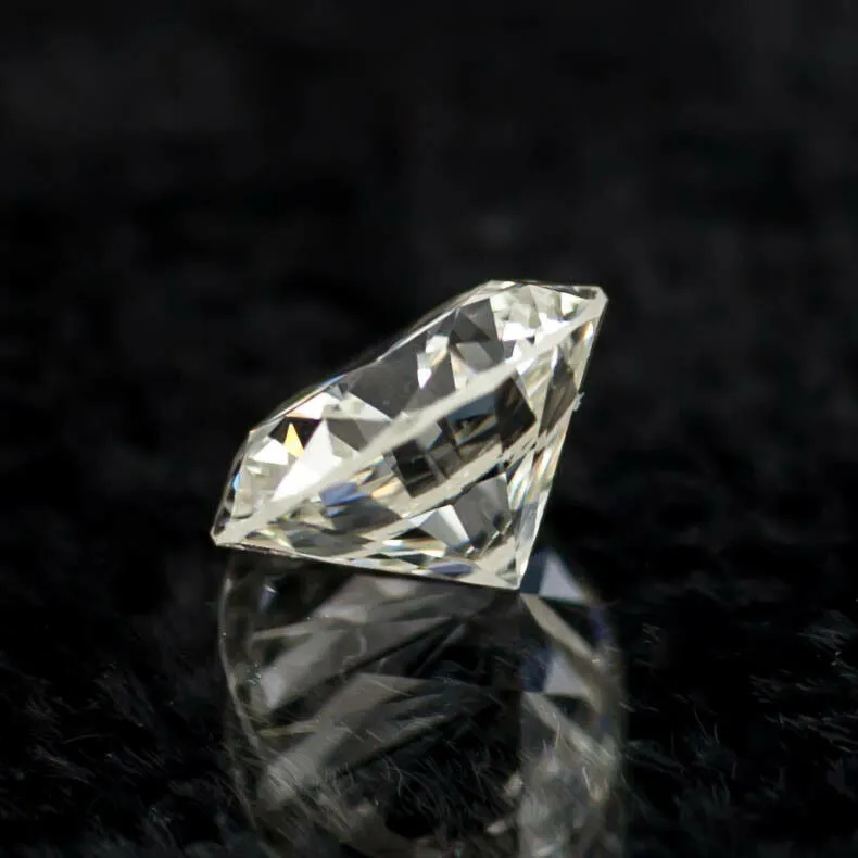 0.58 Carat Loose J/ VS2 Round Brilliant Cut Diamond GIA Certified