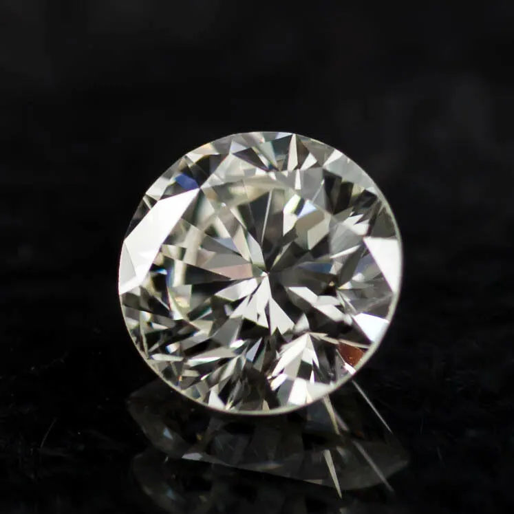 0.58 Carat Loose J/ VS2 Round Brilliant Cut Diamond GIA Certified