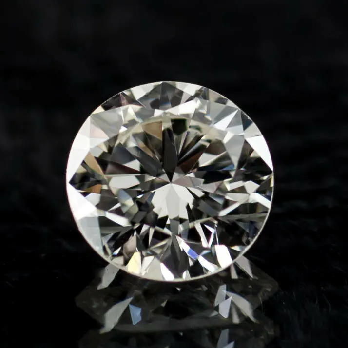 0.58 Carat Loose J/ VS2 Round Brilliant Cut Diamond GIA Certified