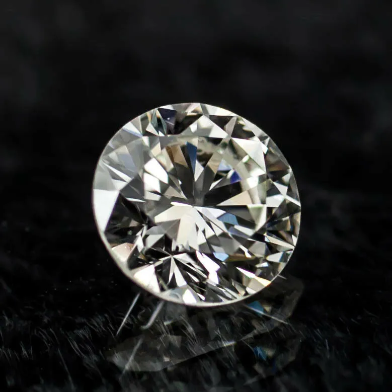 0.58 Carat Loose J/ VS2 Round Brilliant Cut Diamond GIA Certified