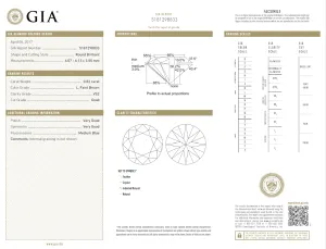 0.82 Carat Loose L/ VS2 Round Brilliant Cut Diamond GIA Certified