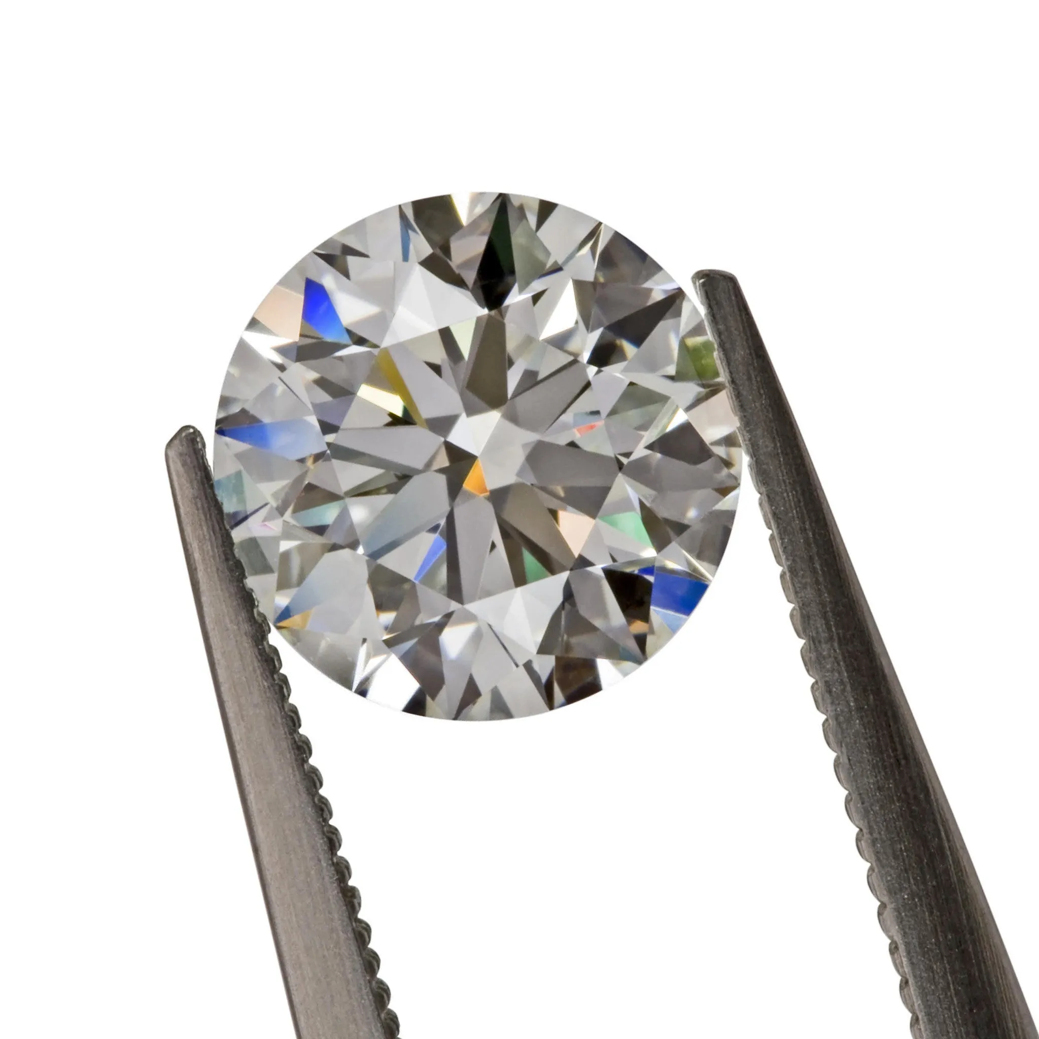 0.91ct F-SI2 Round Brilliant Cut Round Diamond