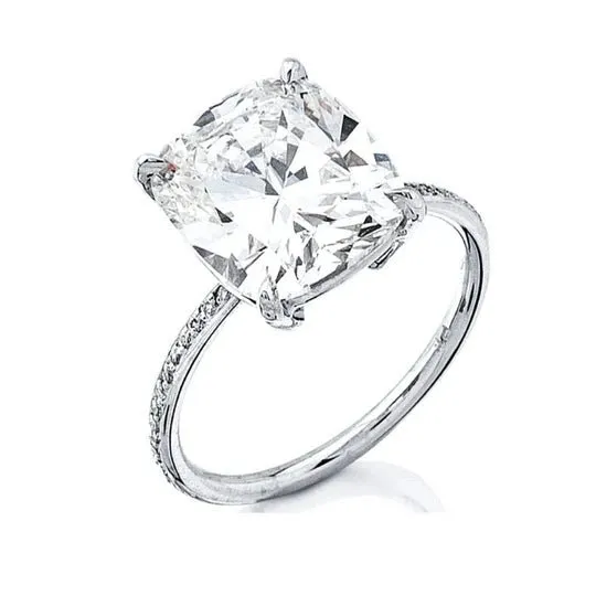 1 Carat Asscher Cut Diamond - H SI1 - 1.04ct - 215618