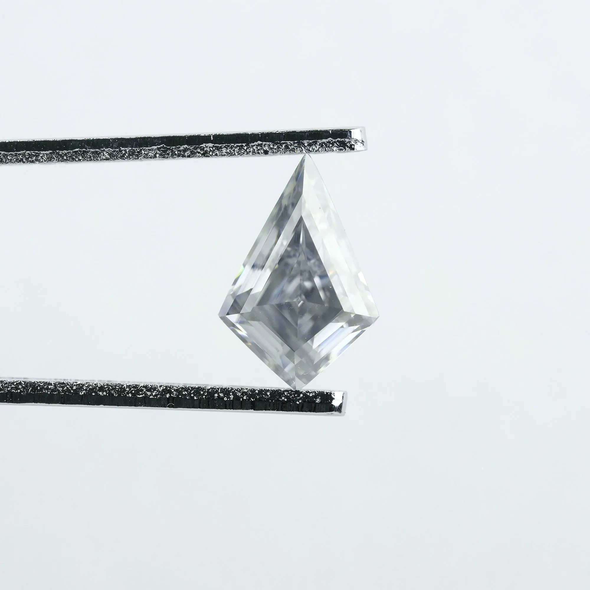 1 Carat Grey Brilliant Cut Kite Moissanite