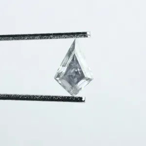1 Carat Grey Brilliant Cut Kite Moissanite