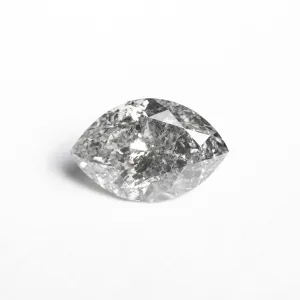 1.16 CARAT CANADIAN SALT AND PEPPER BRILLIANT CUT MARQUISE DIAMOND