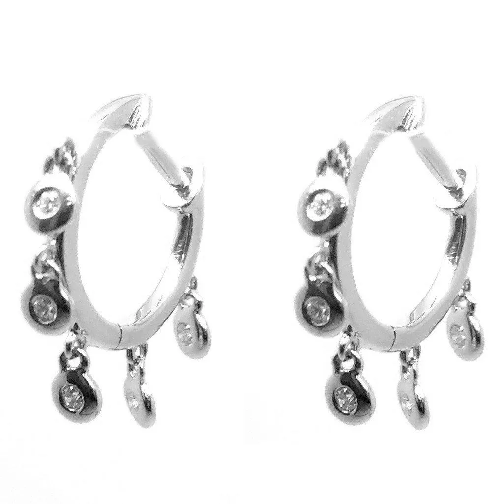 11mm Diamond Earrings CE128