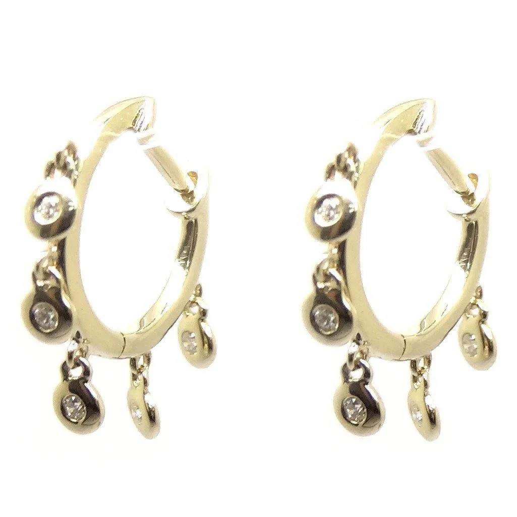 11mm Diamond Earrings CE128