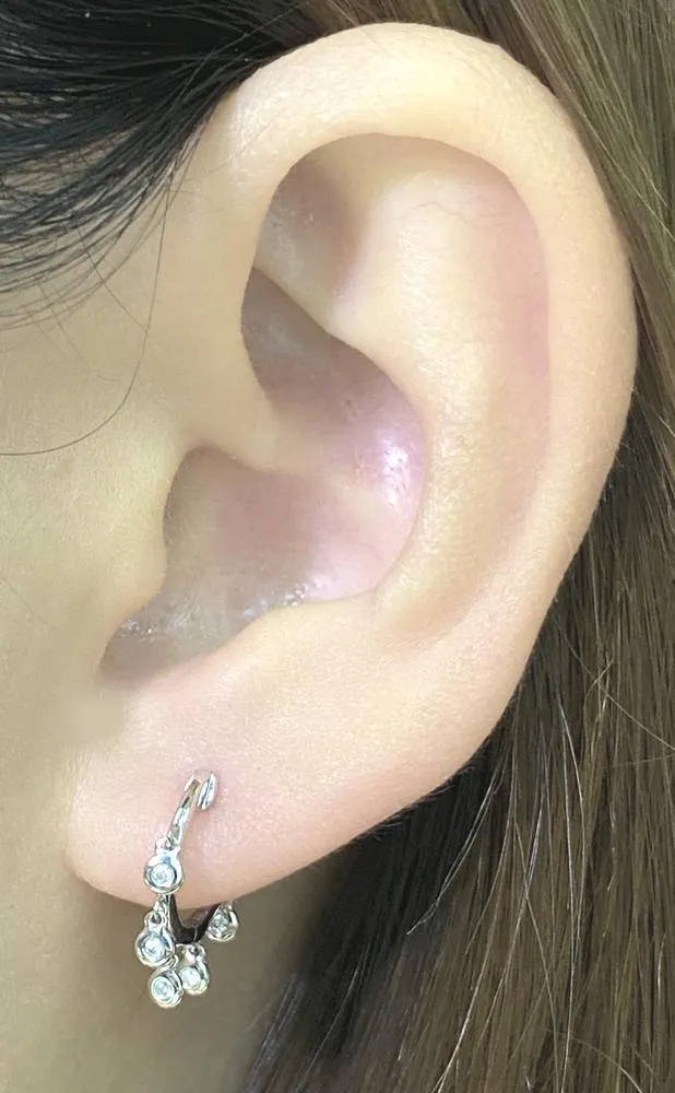 11mm Diamond Earrings CE128