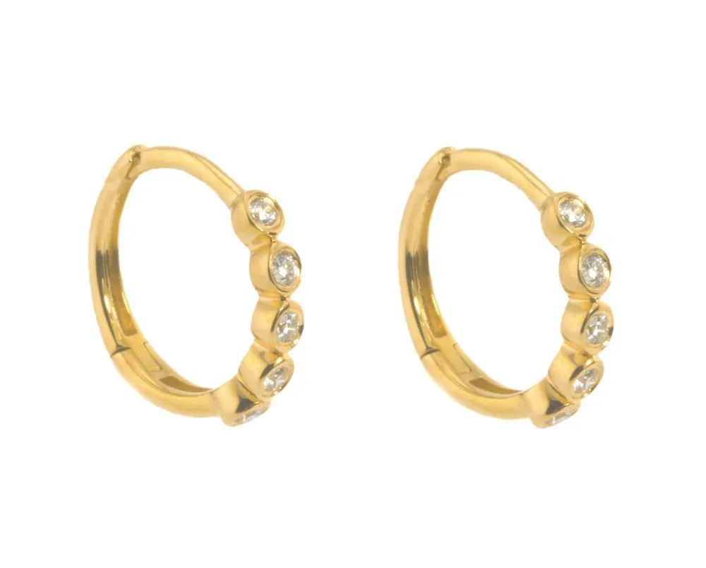 11mm Diamond Earrings CE13
