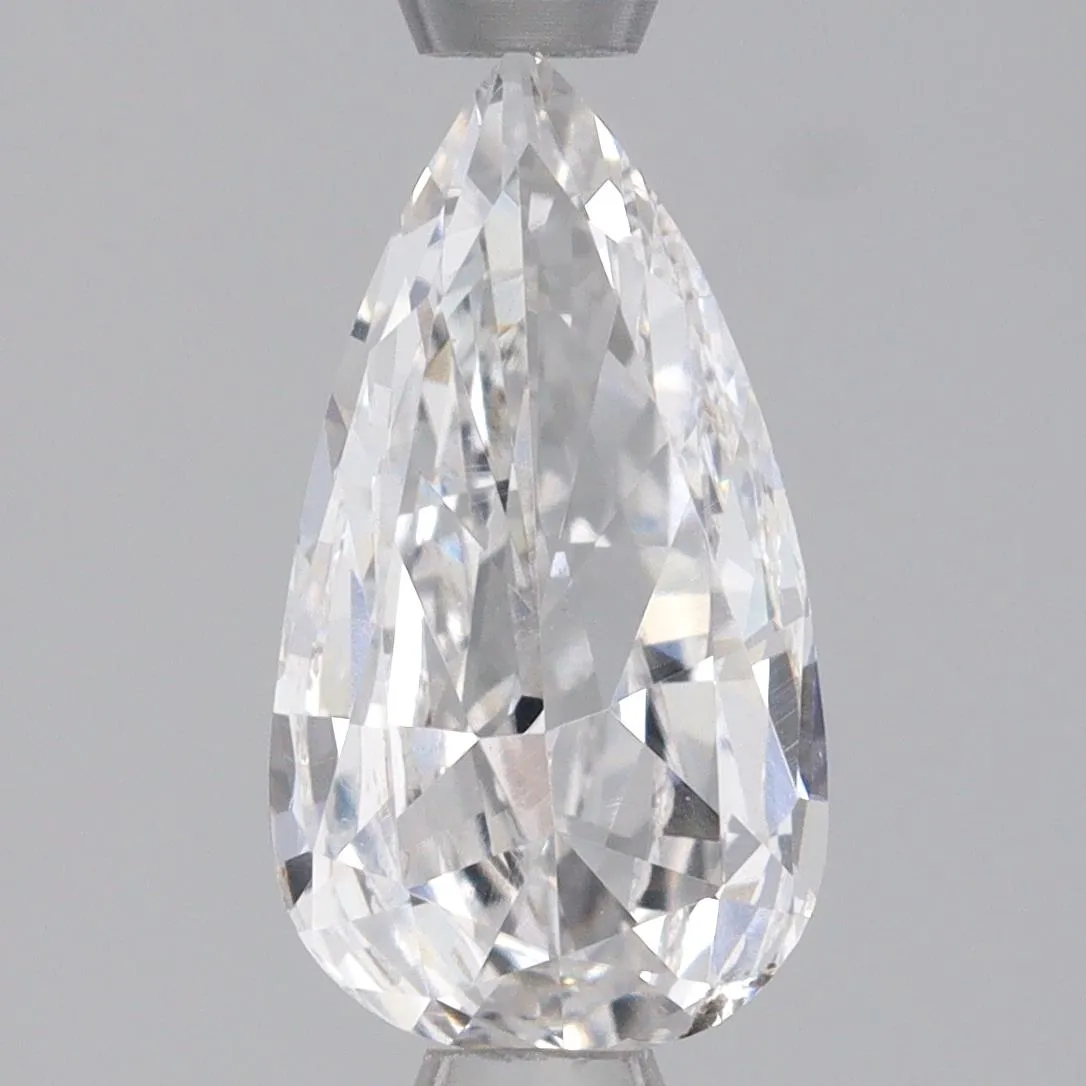 1/2 Carat Pear Shape Cut Diamond - E VS2 - 0.63ct - 222592