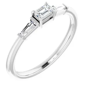 1/3 CTW Diamond Stackable Ring