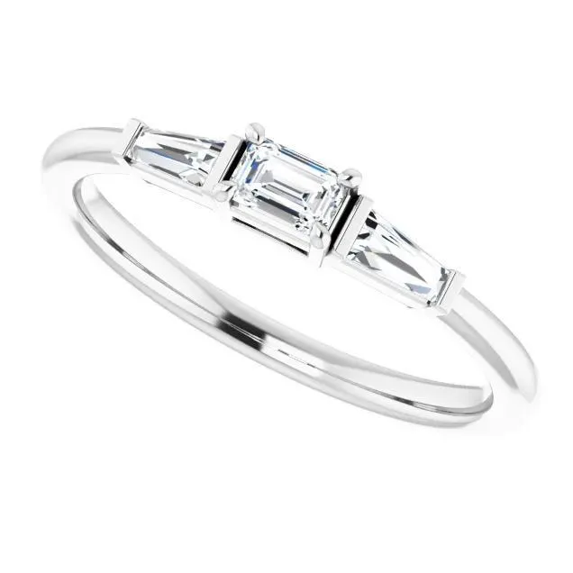 1/3 CTW Diamond Stackable Ring