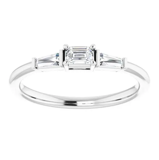 1/3 CTW Diamond Stackable Ring