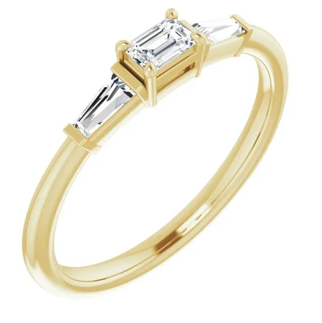 1/3 CTW Diamond Stackable Ring