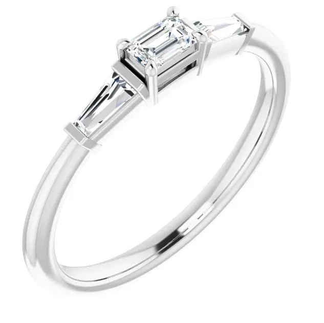 1/3 CTW Diamond Stackable Ring