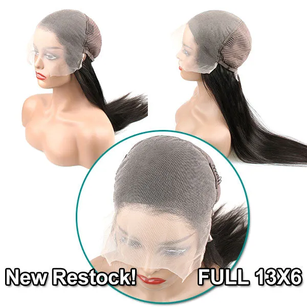 13x6 Clear HD Transparent Lace Front Human Hair Body Wave Wig