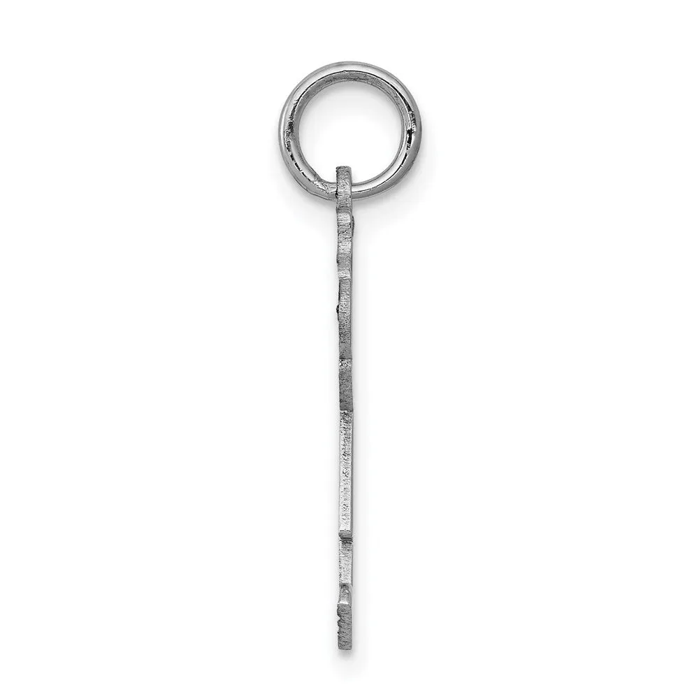 14k White Gold Kid Charm