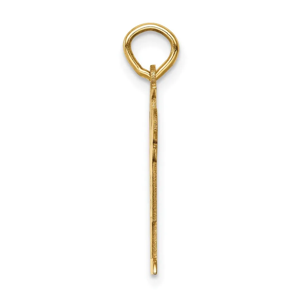 14k Yellow Gold Kid Charm