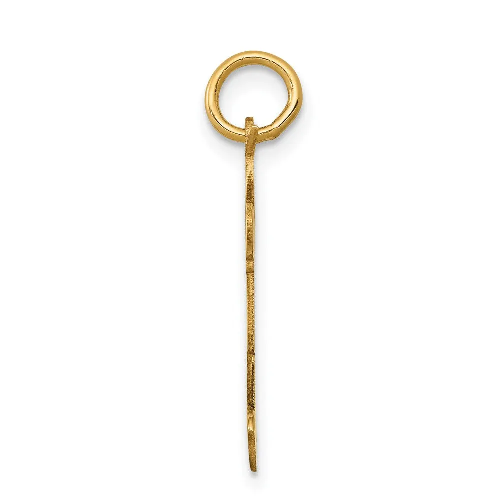 14k Yellow Gold Kid Charm
