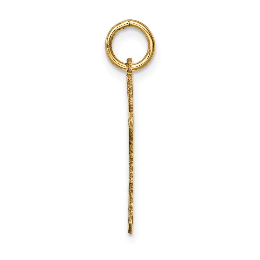14k Yellow Gold Kid Charm