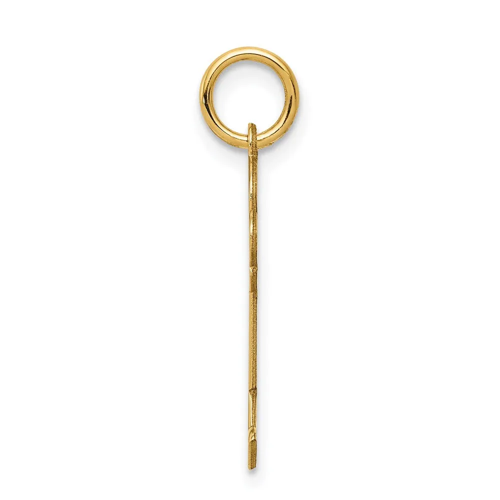 14k Yellow Gold Kid Charm
