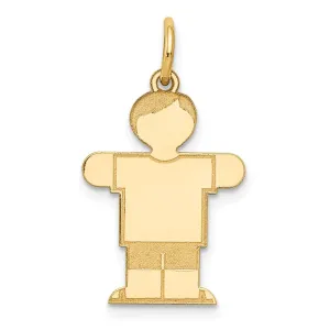 14k Yellow Gold Kid Charm