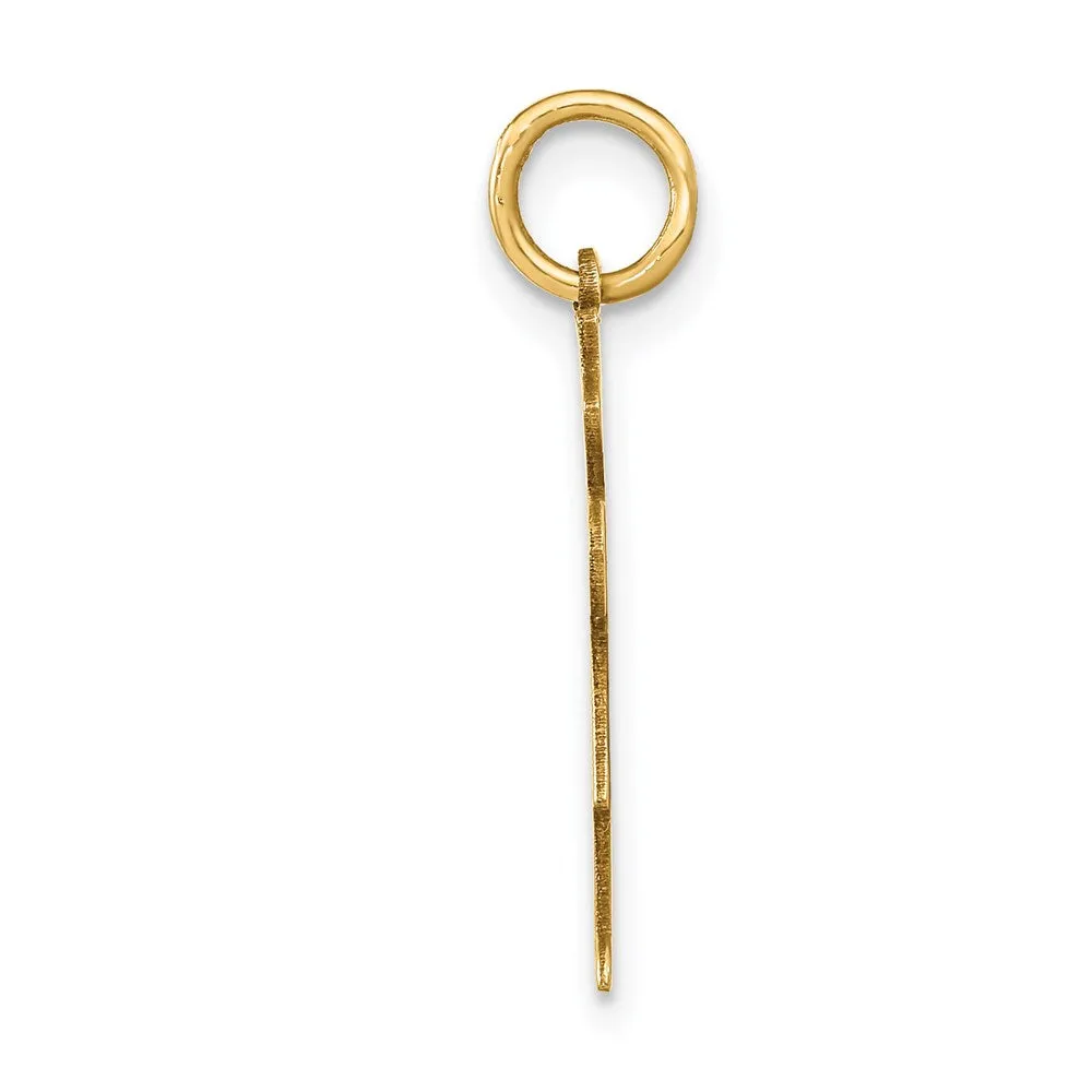 14k Yellow Gold Kid Charm