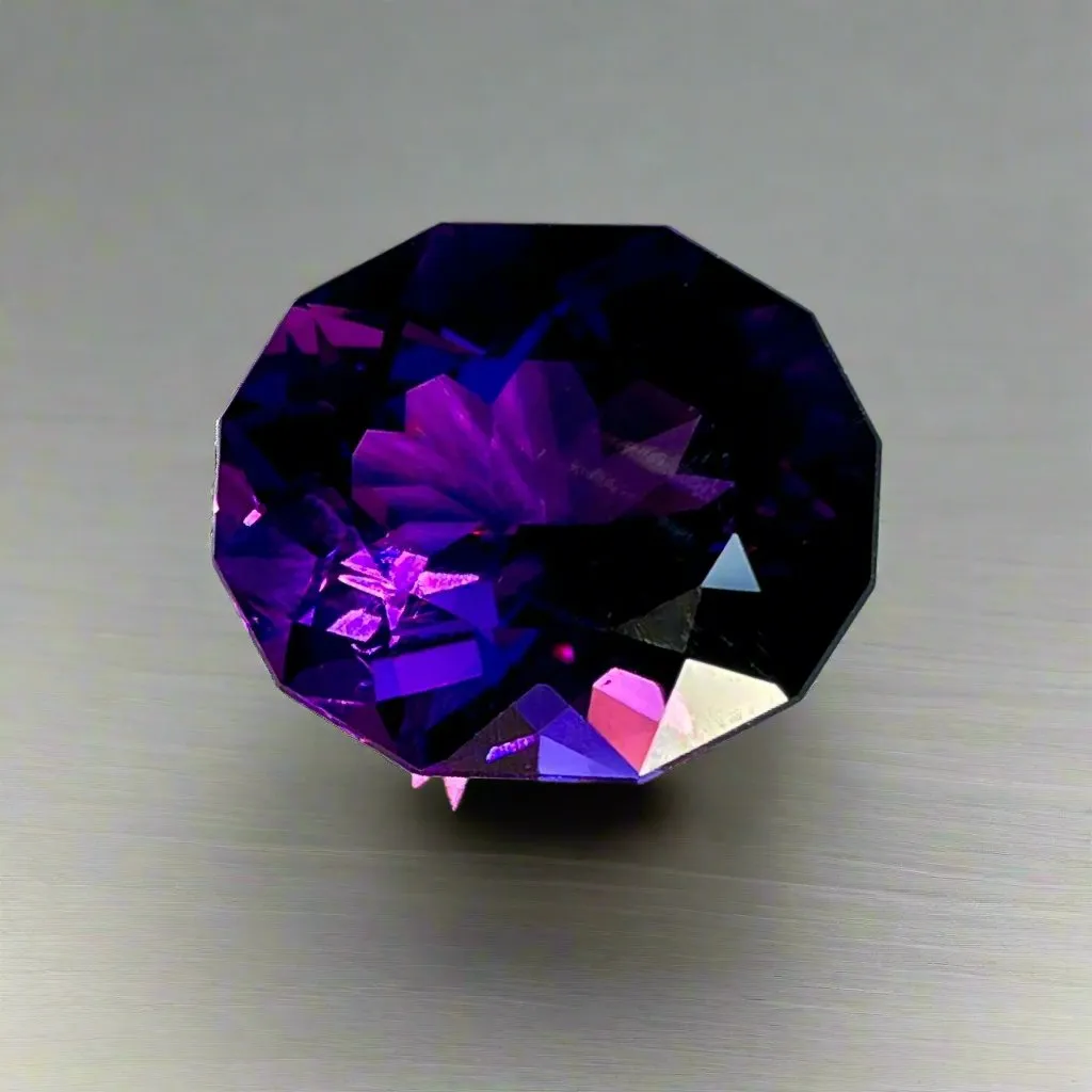 17.15 Ct. Large pendant/bracelet size Amethyst Uruguay Custom-Cut Oval