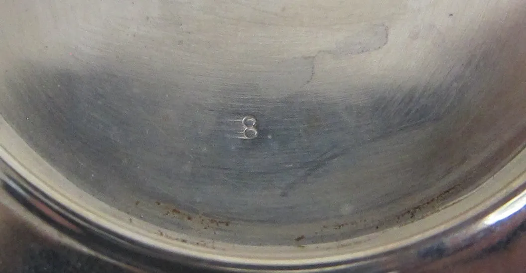 1940s Sterling Silver British Compact Mirror