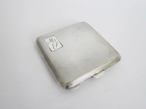 1940s Sterling Silver British Compact Mirror
