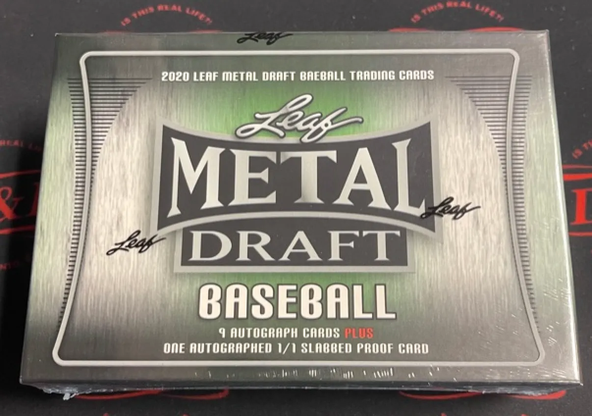 2020 Leaf Metal Draft Baseball Jumbo Hobby Box