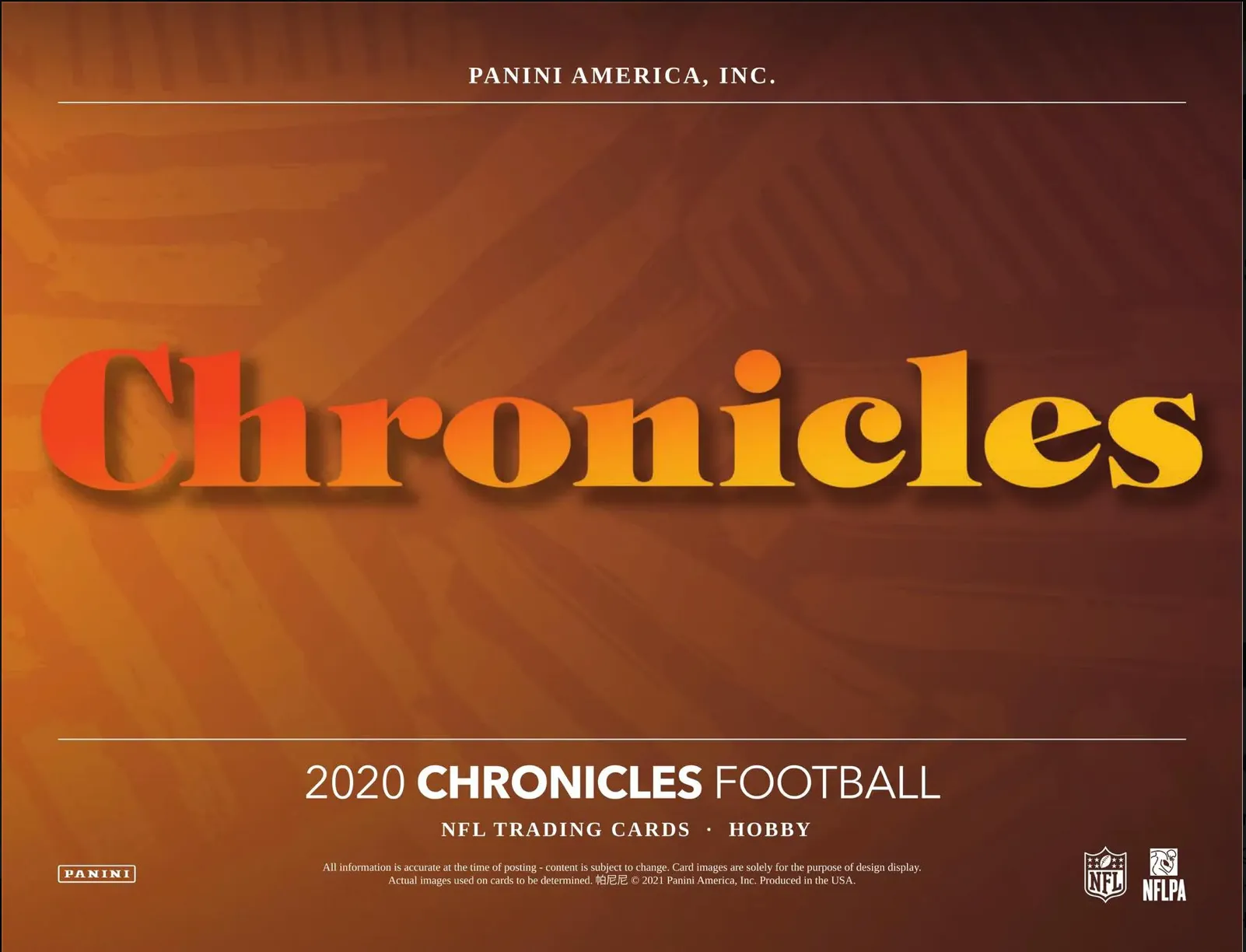 2020 Panini Chronicles Football Hobby Box