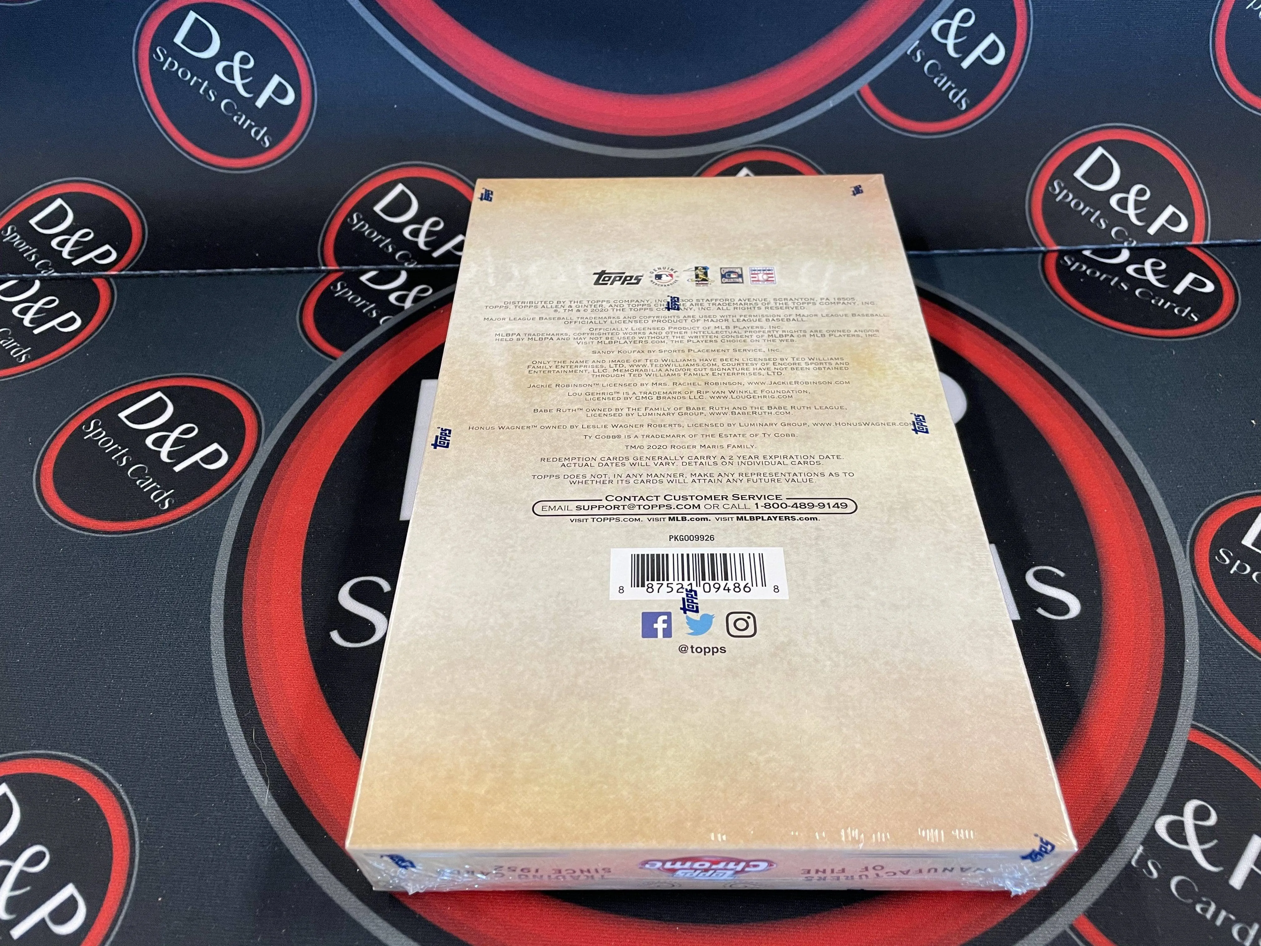 2020 Topps Allen & Ginter Chrome Baseball Hobby Box