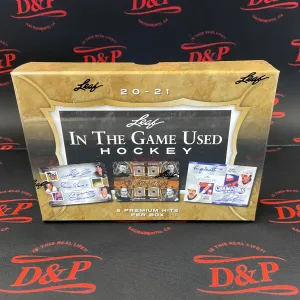 2020/21 Leaf In The Game (ITG) Game Used HockeyBox
