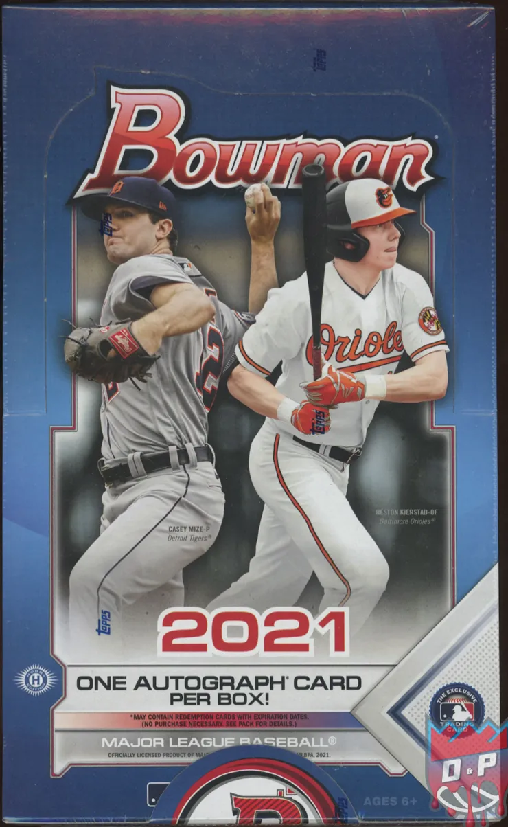 2021 Bowman Baseball Hobby Box