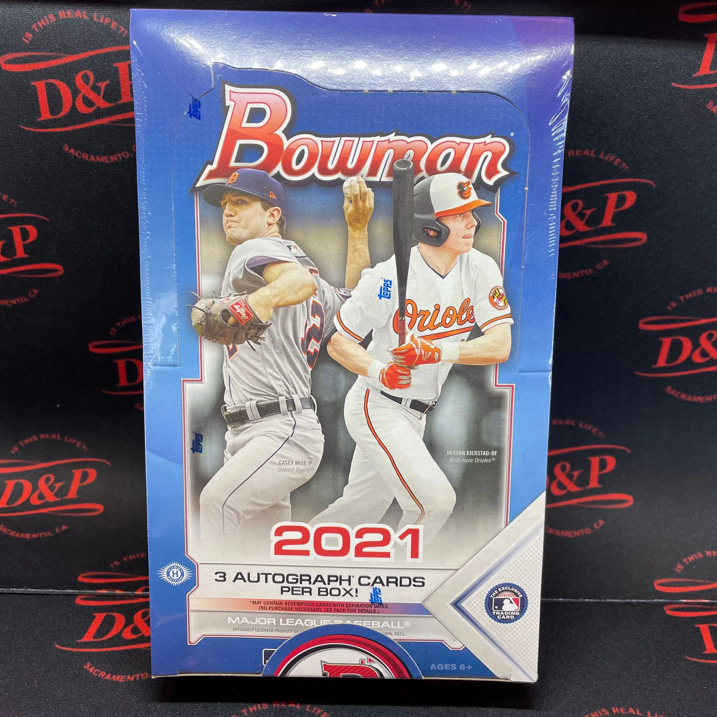2021 Bowman Baseball Jumbo Box