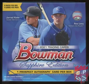 2021 Bowman Baseball Sapphire Edition Box