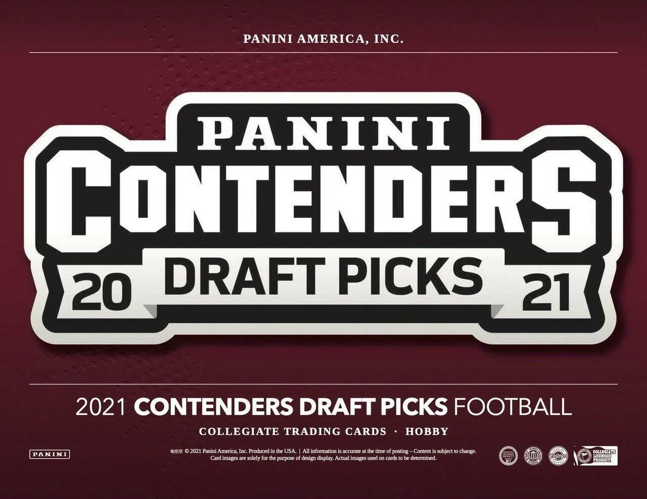 2021 Panini Contenders Draft Picks Football Hobby Box