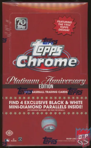 2021 Topps Chrome Platinum Anniversary Baseball Lite Box