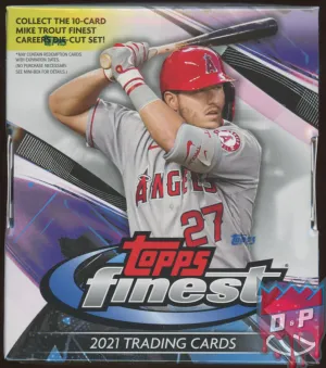2021 Topps Finest Baseball Hobby Box