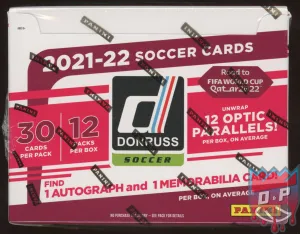 2021/22 Panini Donruss Soccer Hobby Box