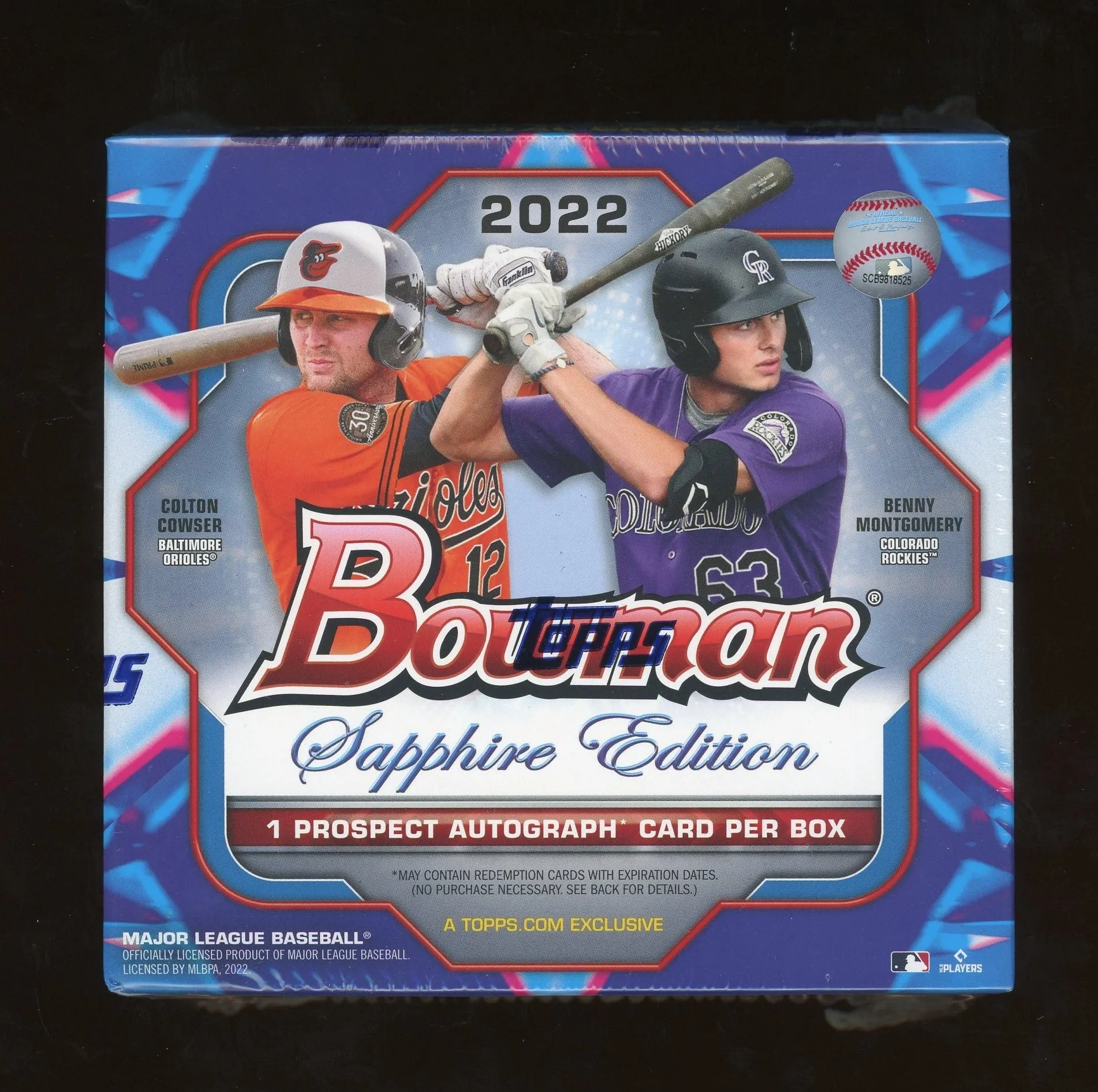 2022 Bowman Baseball Sapphire Edition Box