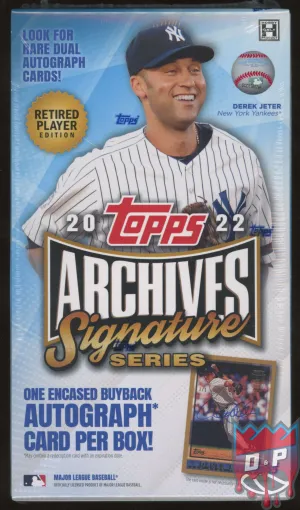 2022 Topps Archives Signature Series Retired Player Ed Baseball Box