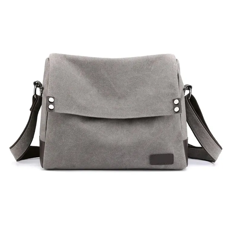 2025 New Vintage Men's Shoulder Bag – High-Quality Canvas Crossbody & Messenger Bag | Casual Business Handbag for Men