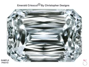 2.73ct H-I1 Emerald Crisscut Loose Diamond GIA Certified