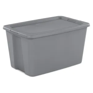 30 Gallon Tote Box Plastic, Gray, Free Delivery