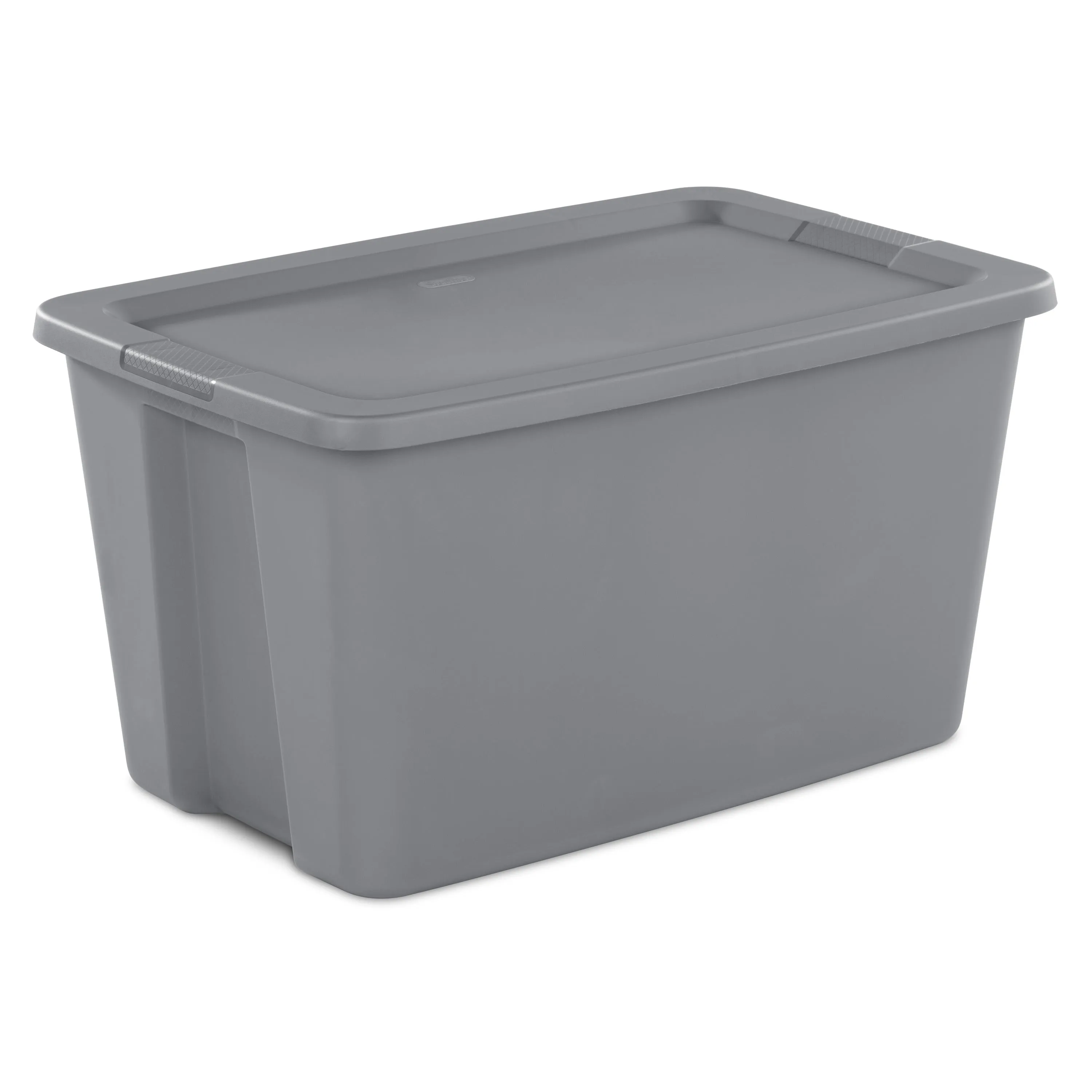 30 Gallon Tote Box Plastic, Gray, Free Delivery