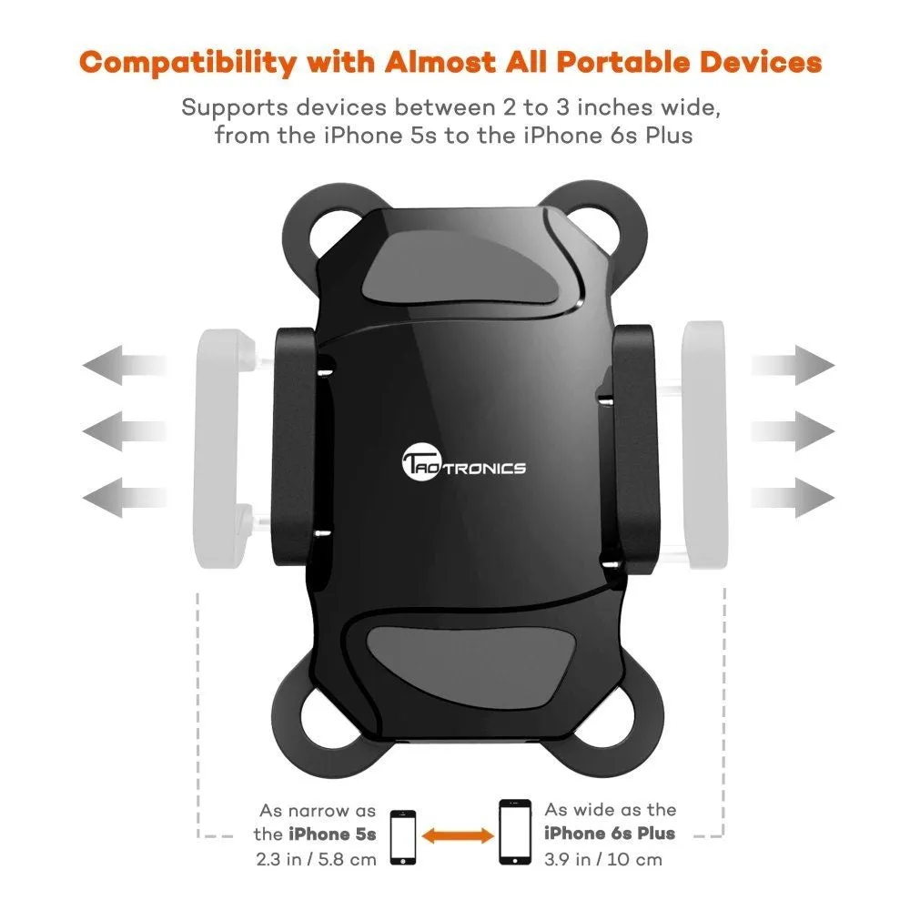 360° Rotatable Motorbike Bicycle Bike Phone Holder Mount Handlebar